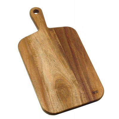 Acacia Wood Cutting Board With Long Handle+ Hole / Food Serving Plate