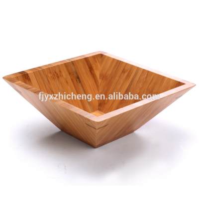 Wholesale Square bamboo salad bowls large salad bowls