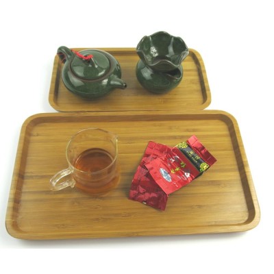 Rectangle Serving Tray 2 Pieces a Set,Eco-friendly Bamboo Sushi Plate