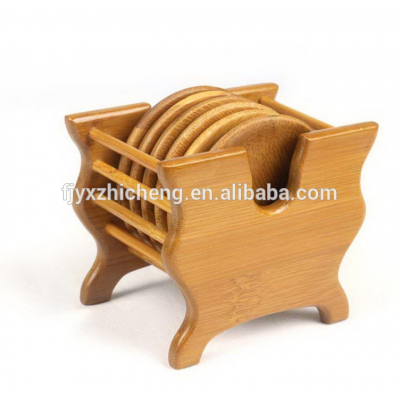 Bamboo Tea Coasters Mat with Holder /Healthy Quality Tea, Cup Holder, Insulated Mats/ Bamboo Tea Table Tray