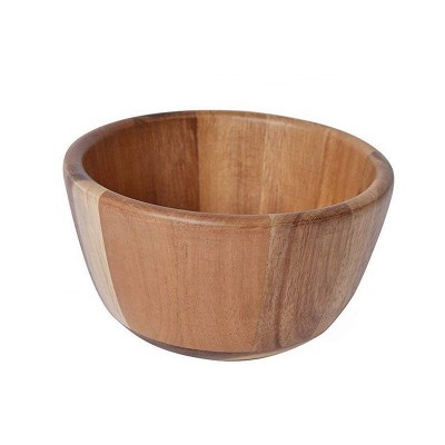 Wholesale Round Acacia Wooden Bowls Salad & Fruit Serving Bowl