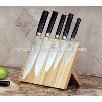 Magnetic bamboo knife holder Bamboo Knife Block