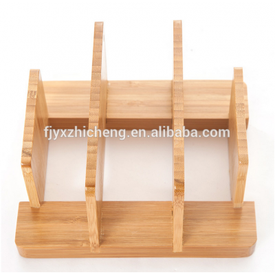 High Quality Kitchen Bamboo Pot Lid Holder Knife Holder