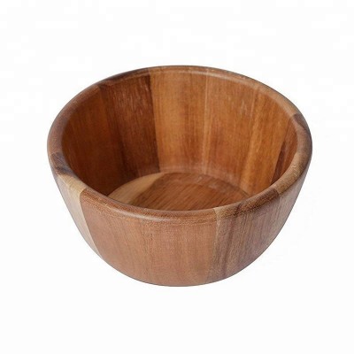 Small Acacia Wooden Bowls Salad&Fruit Serving Bowl