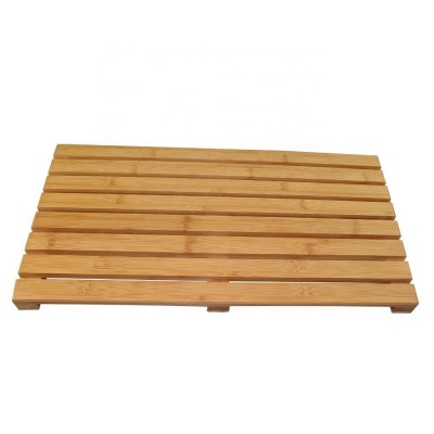 Healthy and natural bamboo bath floor anti-slip mat