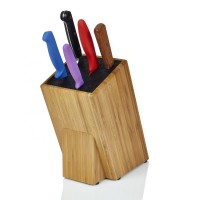 Bamboo Wood Knife Block Storage Holder Organizer